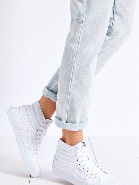 Vans Shoes - Vans White High-Top Sneakers
